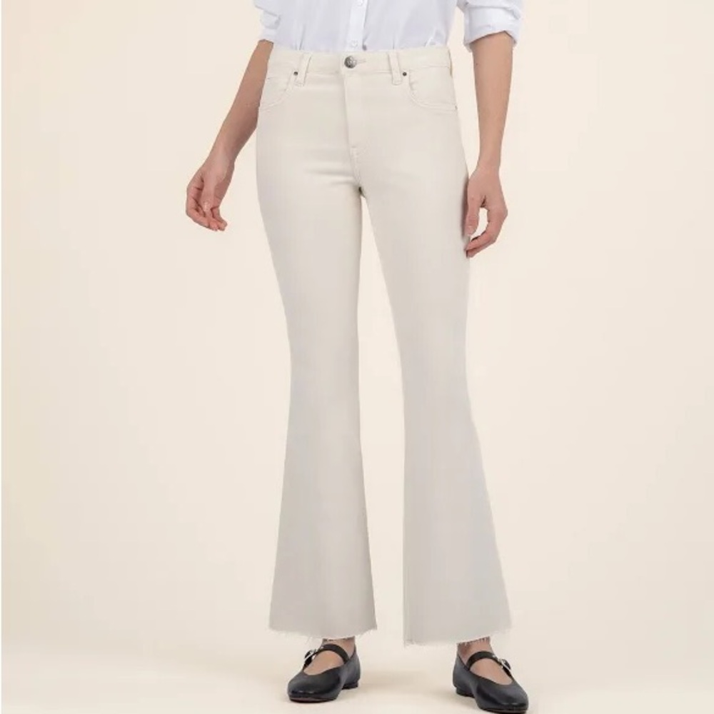 Kut from the Kloth White Flare Jeans